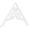 Ekena Millwork Pitch Bordeaux Architectural Grade PVC Gable Pediment, 72"W x 42"H x 1"P (14/12) GPP072X042X100BOR - alternate 1